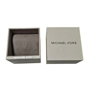 Michael Kors EMPTY Cream Textured Watch Box Michael Kors Replacement Case Pillow